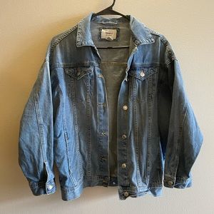 Oversized jean jacket
